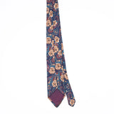Back Back of Vintage 1990's Floral Patterned Tie