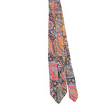 Back Back of Vintage 1990's Countess Mara Paisley Patterned Tie