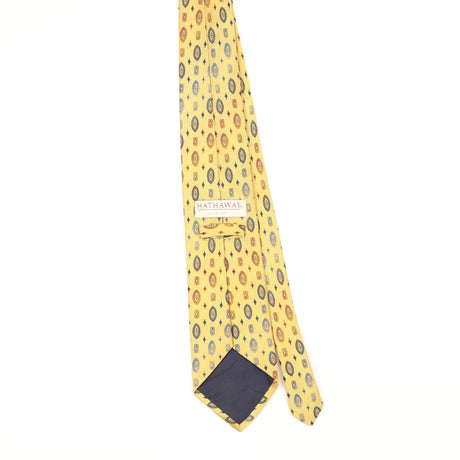 Back Back of Vintage 1990's Geometric Patterned Tie