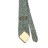 Back Detail of Vintage 1990's Paisley Patterned Tie