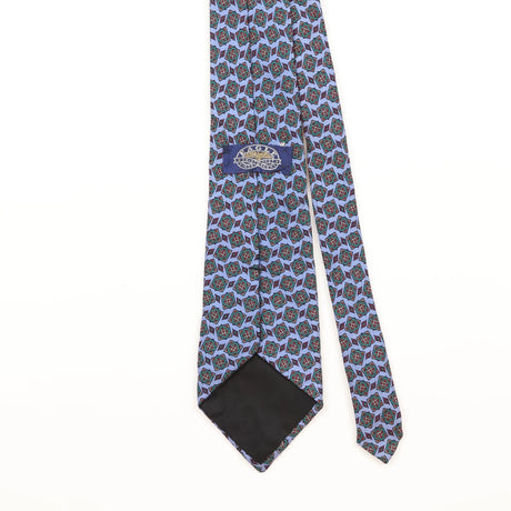 Back Detail of Vintage 1990's Geometric Patterned Tie