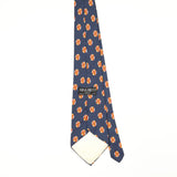 Back Back of Vintage 1980's Nina Ricci Geometric Patterned Tie