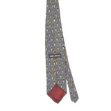 Back Back of Vintage 1990's Henry Grethel Geometric Patterned Tie