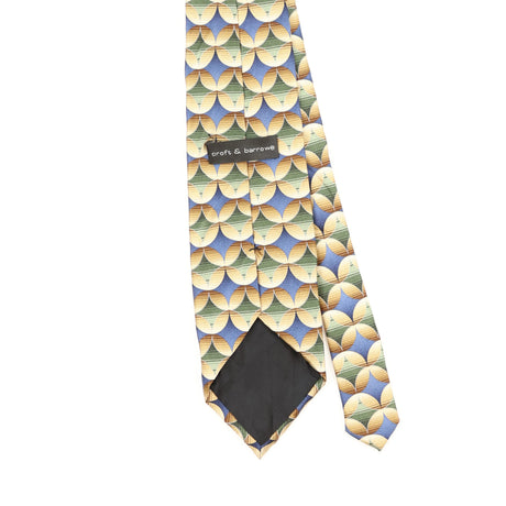 Back Back Detail of Vintage Croft & Barrow Geometric Patterned Tie