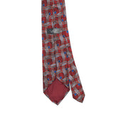 Back Back Detail of Vintage 1990's J.Ferrar Geometric Patterned Tie