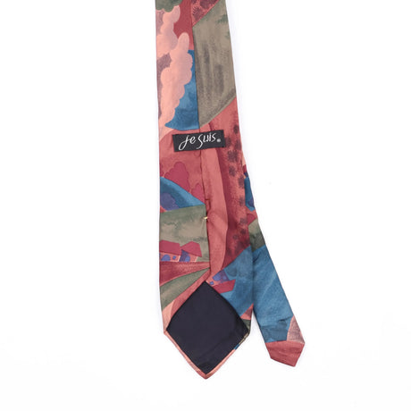 Back Back Detail of Vintage 1990's Abstract Patterned Tie
