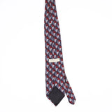 Back Back of Vintage 1990's Haggar Geometric Patterned Tie