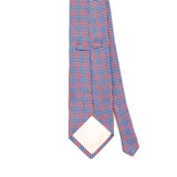 Back Back Detail of Vintage 1990's T.M. Lewin Houndstooth Patterned Tie