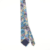 Back Back of Vintage 1990's Liberty of London Tana Lawn Floral Patterned Tie