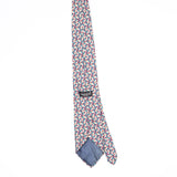 Back Back of Vintage 1990's Kenneth Cole Geometric Patterned Tie