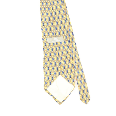 Back Back Detail of Vintage 1990's Stafford Diamonds Geometric Patterned Tie