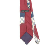 Back Detail of Vintage 1990's Henry Grethel Abstract Patterned Tie