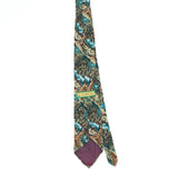 Back Back of Vintage 1990's Jerry Garcia Trees Abstract Patterned Tie