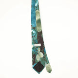 Back Back of Vintage 1990's Van Heusen Floral Patterned Tie