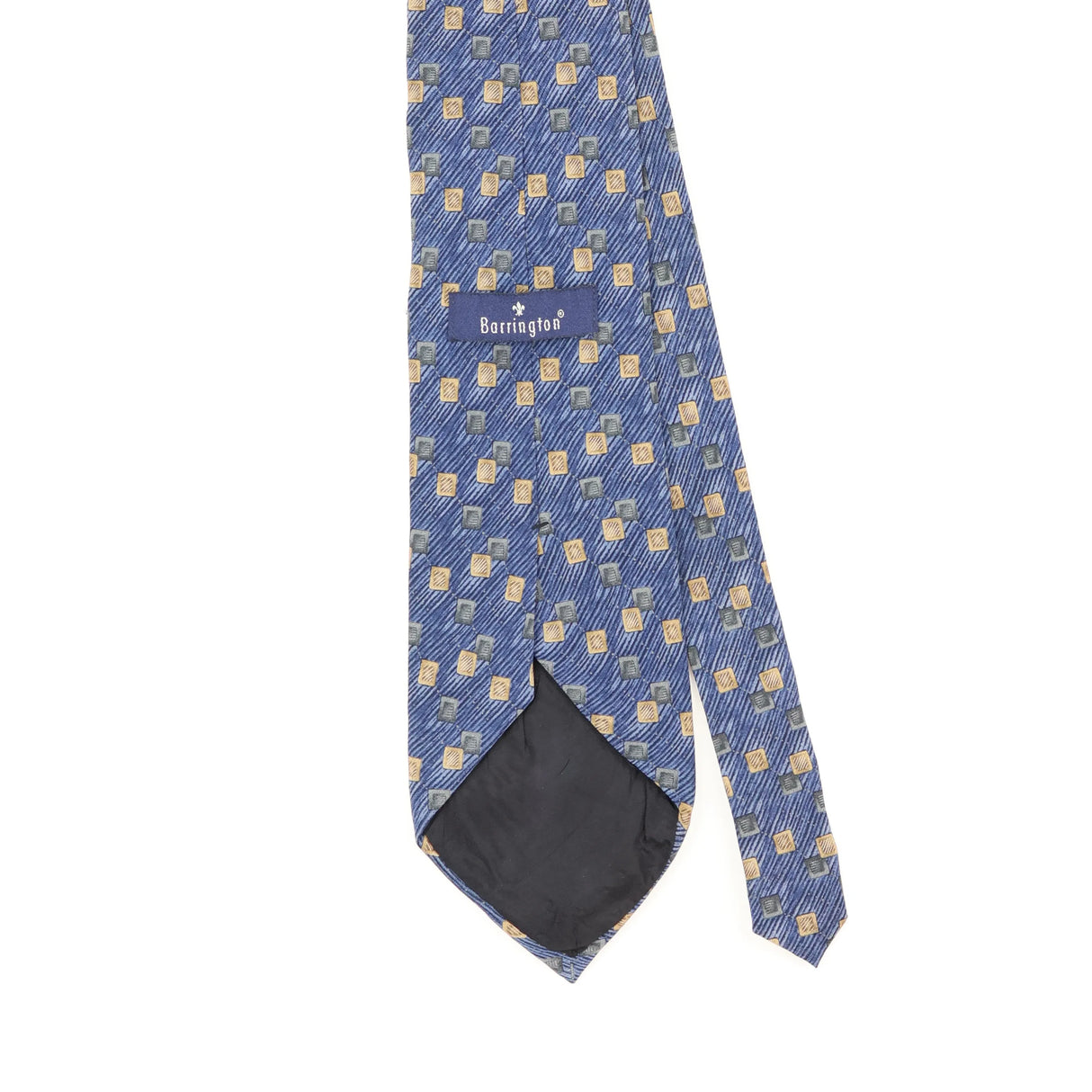 Back Back Detail of Vintage 1990's Geometric Patterned Tie
