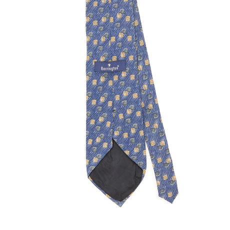 Back Back Detail of Vintage 1990's Geometric Patterned Tie