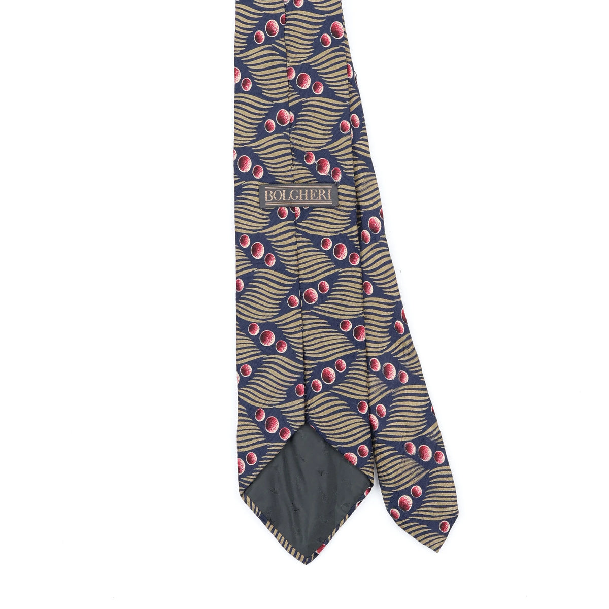 Back Back Detail of Vintage 1990's Abstract Patterned Tie