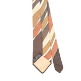 Back Back Detail of Vintage 1980's Ted Baker Striped Patterned Tie