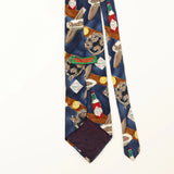 Back Detail of Vintage Tabasco Hot Sauce Cartoon Patterned Tie