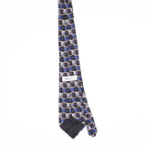 Back Back of Vintage 1990's Van Heusen Geometric Patterned Tie