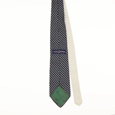 Back of Vintage Tommy Hilfiger Geometric Patterned Tie