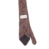 Back Back Detail of Vintage 1990's John Ashford Paisley Patterned Tie