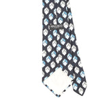 Back Back Detail of Vintage 1980's Nina Ricci Cubes Geometric Patterned Tie
