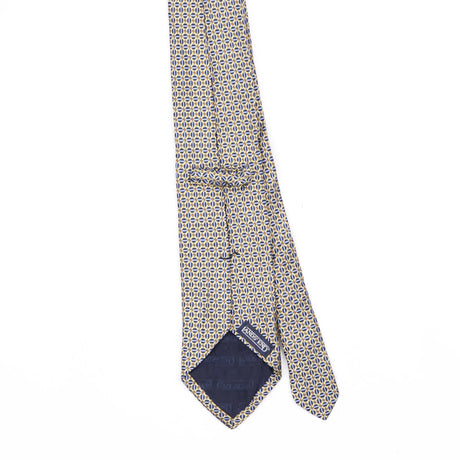 Back Back Detail of Vintage 1990's Lands' End Geometric Patterned Tie