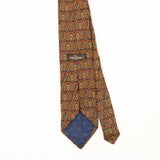 Back Back Detail of Vintage 1990's Valentino Geometric Patterned Tie