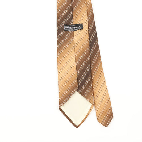Back Detail of Vintage 1980's Sears Striped Patterned Tie