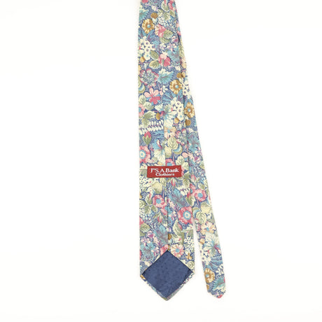 Back of Vintage 1990's Jos. A. Bank Floral Patterned Tie