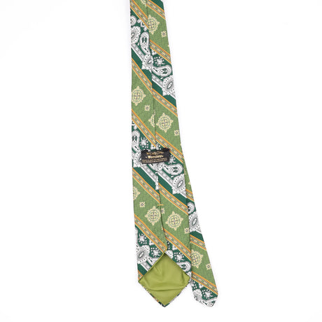 Back Back of Vintage 1980's Wembley Geometric Patterned Tie