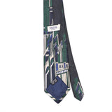 Back Back Detail of Vintage 1990's Abstract Patterned Tie