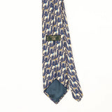 Back Back Detail of Vintage 1990's Jonelle Horses Animal Print Patterned Tie