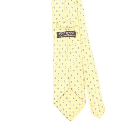 Back Detail of Vintage Jos. A. Bank Geometric Patterned Tie