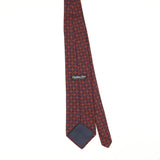 Back of Vintage 1980's Christian Dior Geometric Patterned Tie