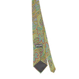 Back of Vintage 1980's Pierre Cardin Paisley Patterned Tie