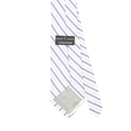 Back Back Detail of Vintage 1990's Robert Talbott Striped Patterned Tie