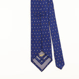 Back Detail of Vintage 1990's Zilli Geometric Patterned Tie