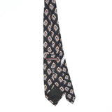 Back Back of Vintage 1990's Jz Richards Geometric Patterned Tie