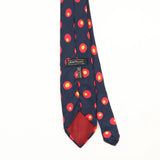 Back Back Detail of Vintage 1990's Polka Dot Patterned Tie