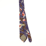 Back Back of Vintage 1990's Robert Talbott Floral Patterned Tie
