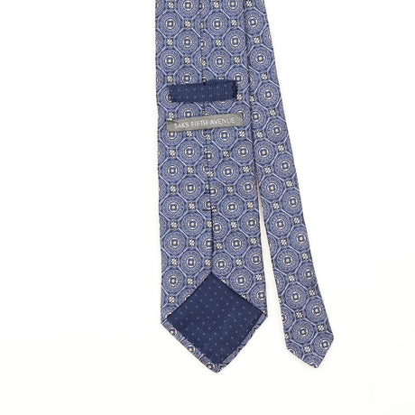 Back Back Detail of Vintage Saks Fifth Avenue Geometric Patterned Tie