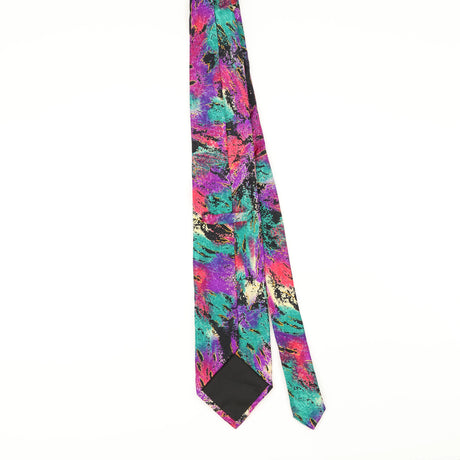 Back of Vintage 1980's Abstract Patterned Tie