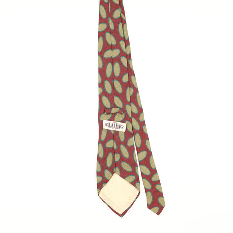 Back of Vintage 1990's Geometric Patterned Tie