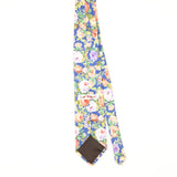 Back of Vintage 1980's Floral Patterned Tie