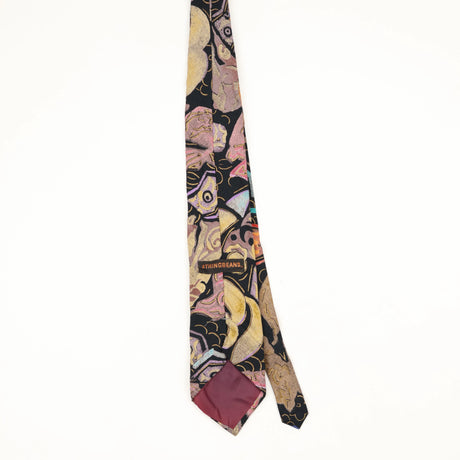 Back Back of Vintage 1990's Abstract Patterned Tie