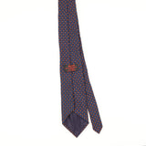 Back of Vintage 1980's Harrods Paisley Patterned Tie