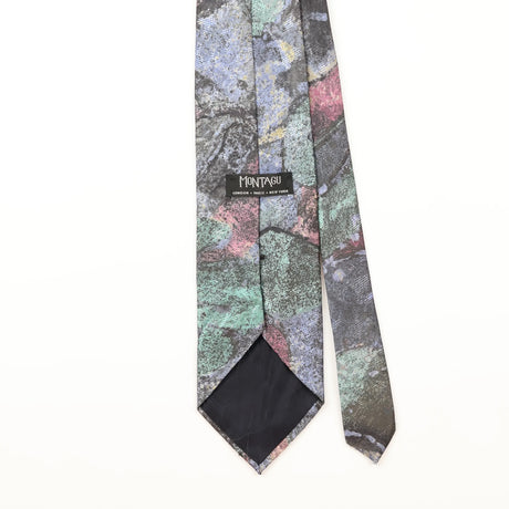 Back Detail of Vintage 1990's Abstract Patterned Tie