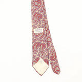 Back Back Detail of Vintage 1980's Liberty of London Paisley Patterned Tie